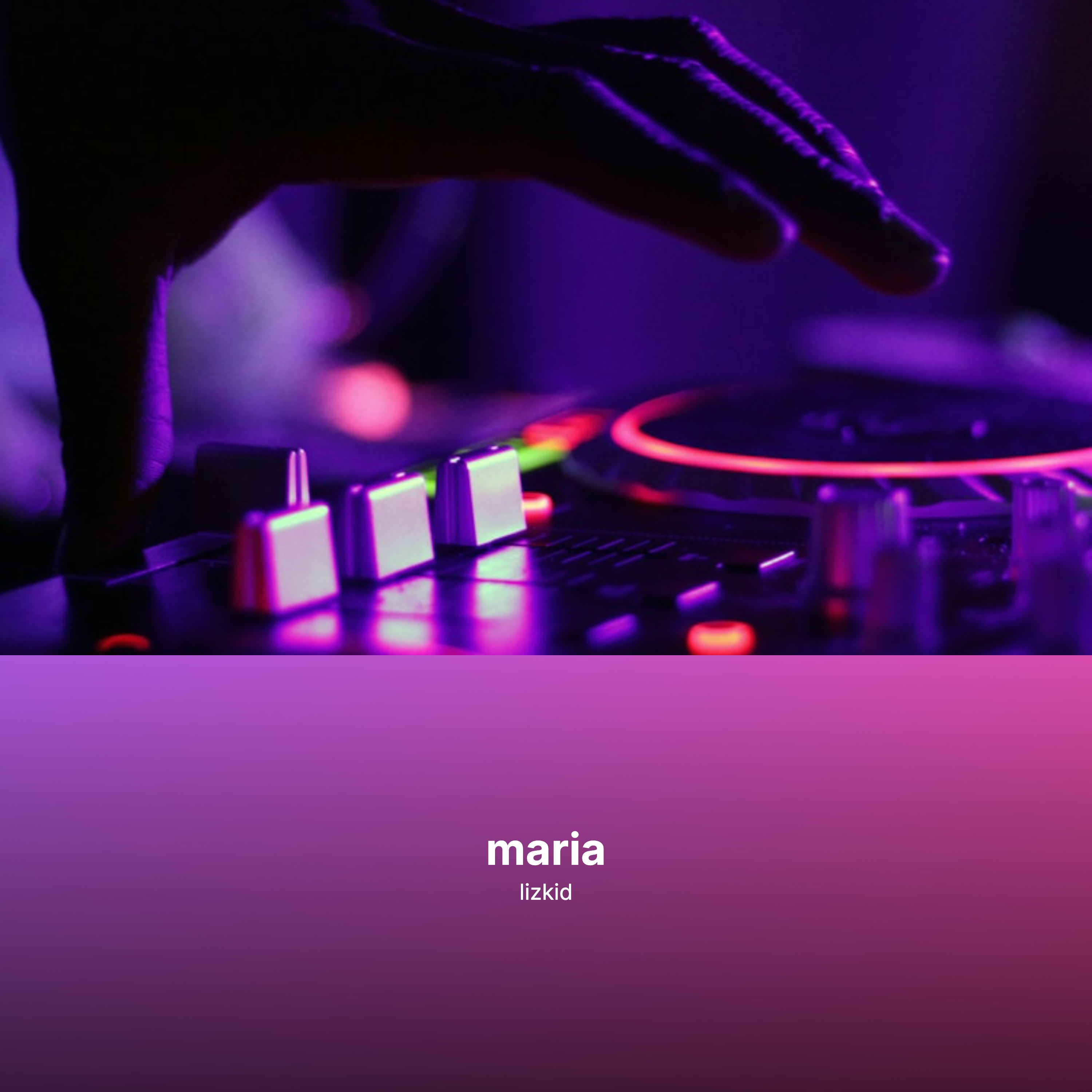 MARIA cover art